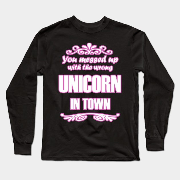 Girls, women, unicorn, birthday Long Sleeve T-Shirt by FindYourFavouriteDesign